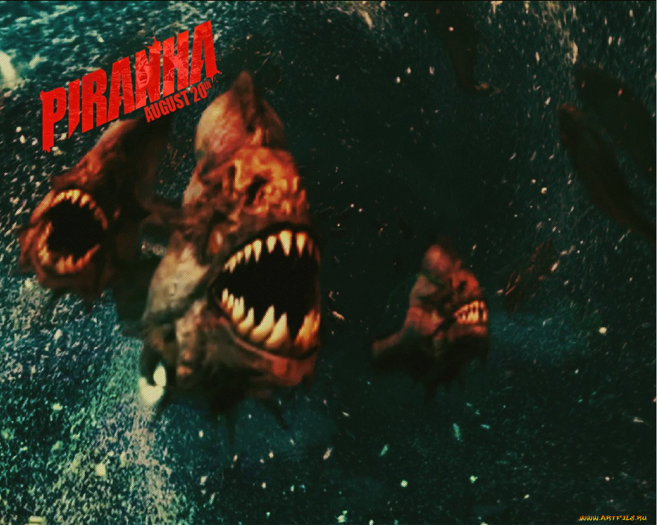 piranha, 3d, , 